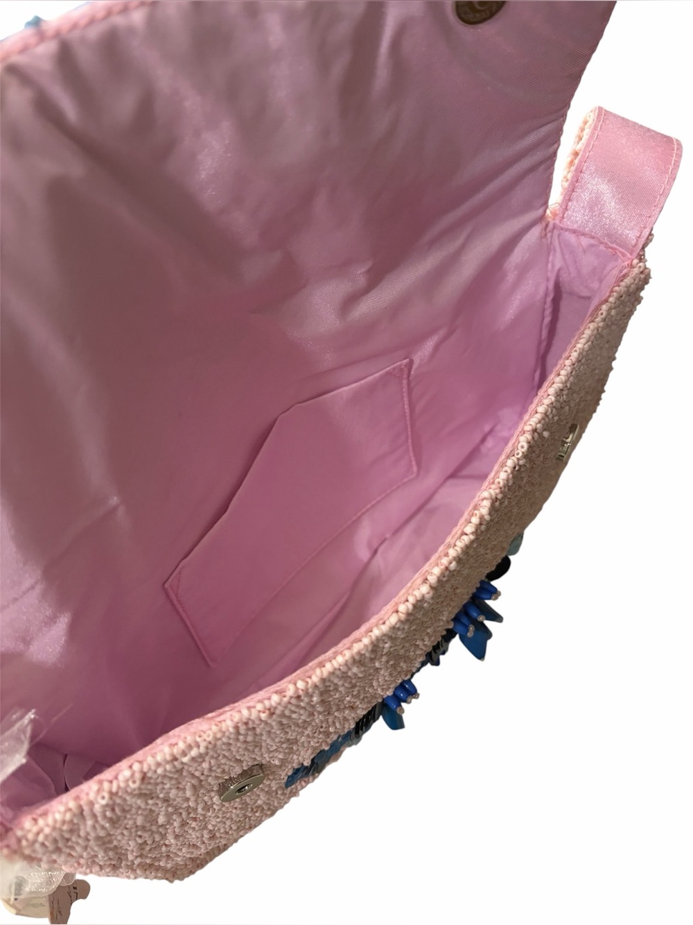NWT: *Viral* Pink Hydrangea Beaded Bag 🌸From India to You🌸 - Picture 4 of 9